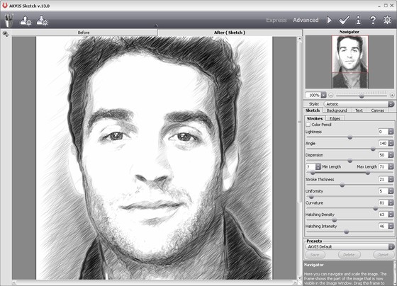 560x404 Graphite Pencil Drawing From A Photo Portrait With Akvis Sketch - Convert Photo To Pencil Sketch Online Free