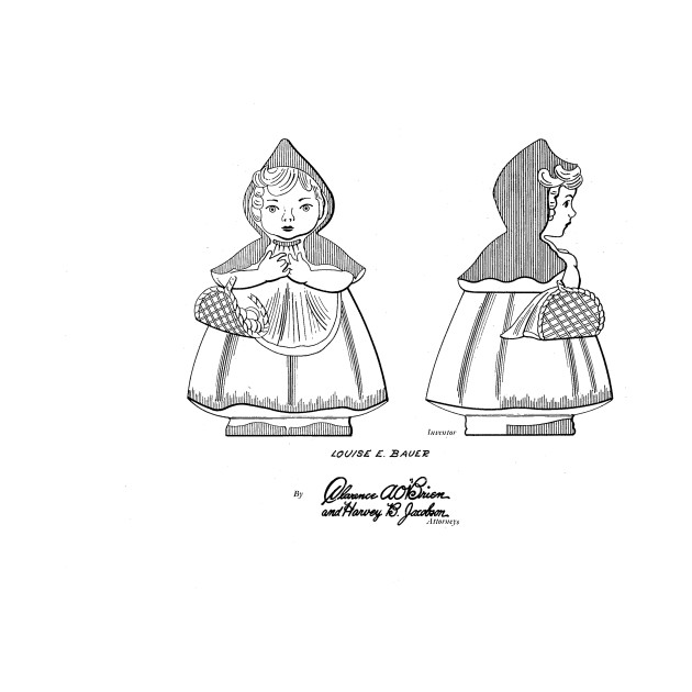 630x630 Cookie Jar Vintage Patent Hand Drawing - Cookie Jar Sketch