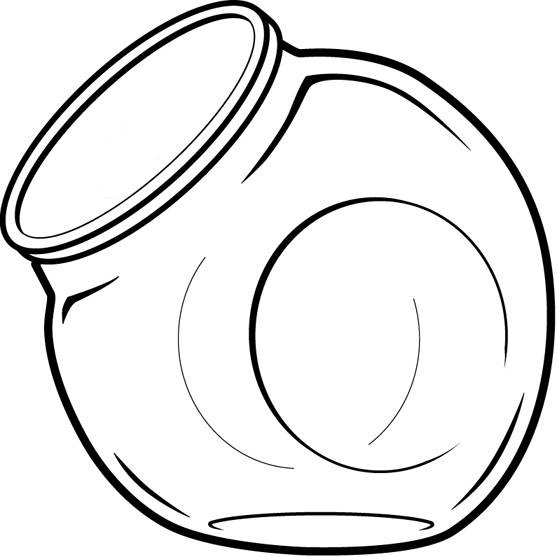 557x557 Empty Cookie Jar Clipart Clipart Panda - Cookie Jar Sketch