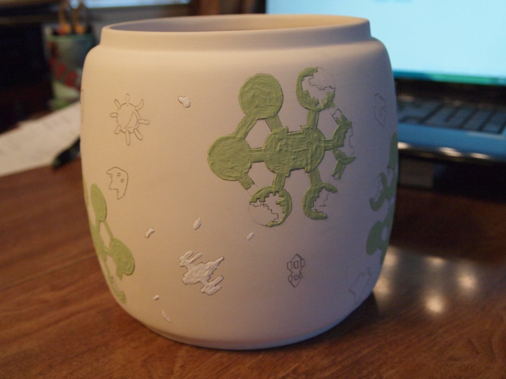 1024x768 Bosconian Cookie Jar, Jar Sketch 2 By Inkedfrog - Cookie Jar Sketch