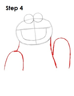 300x388 How To Draw Cookie Monster - Cookie Monster Sketch