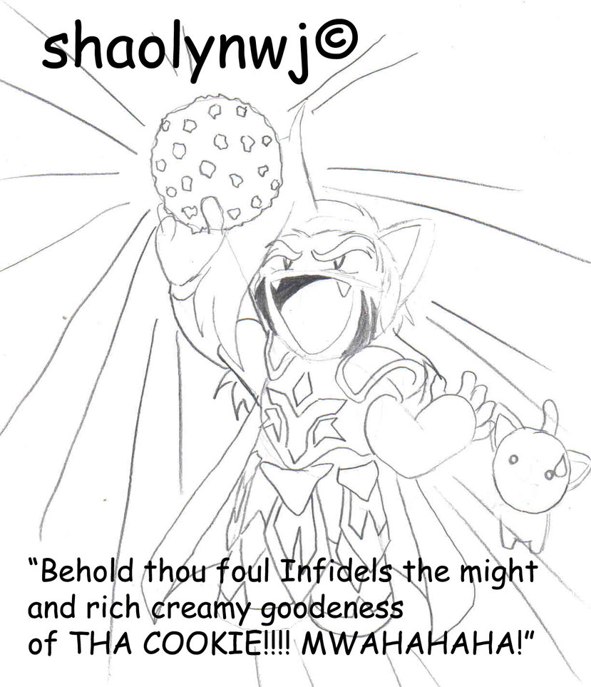 829x963 The Wrath Of Tha Cookie Sketch By Shaolynwj - Cookie Sketch