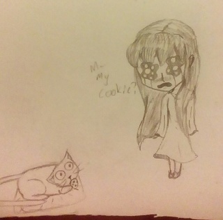 320x317 Quick Sketch, Cookie Theft - Cookie Sketch