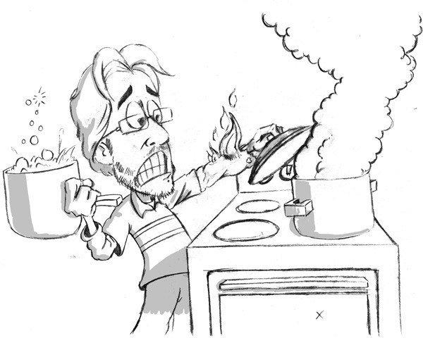 600x480 Cooking Sketch By Kevin Necessary - Cooking Sketch