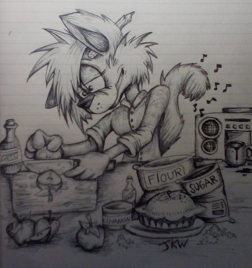 866x923 Cooking Sketch By Kyriecurry - Cooking Sketch