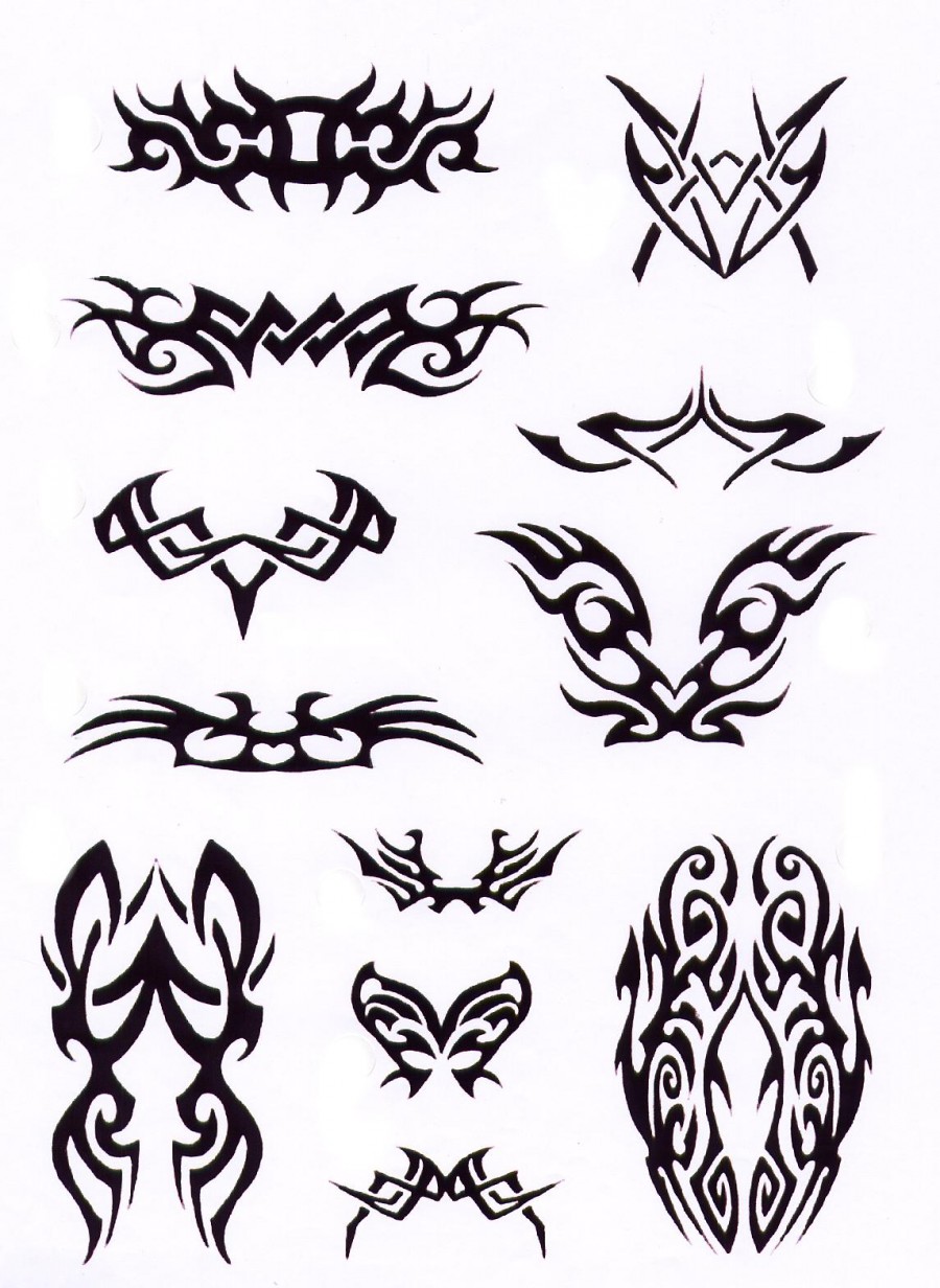 900x1232 Various Cool Tribal Tattoo Design Sketches - Cool Design Sketches