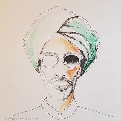 400x400 Cool Dudes - Cool Dude Sketch