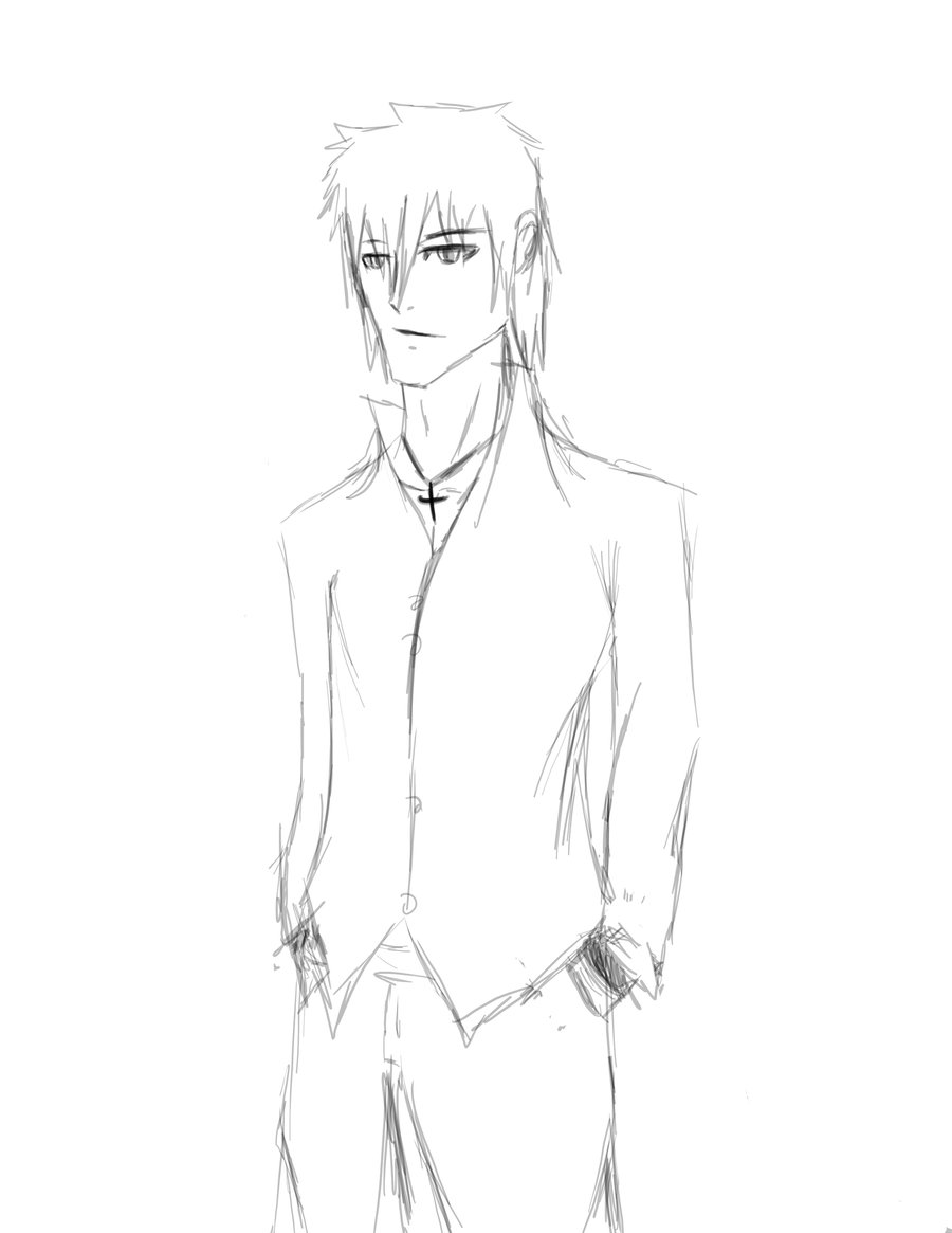 900x1165 Cool Dude Sketch By Maurkevin - Cool Dude Sketch