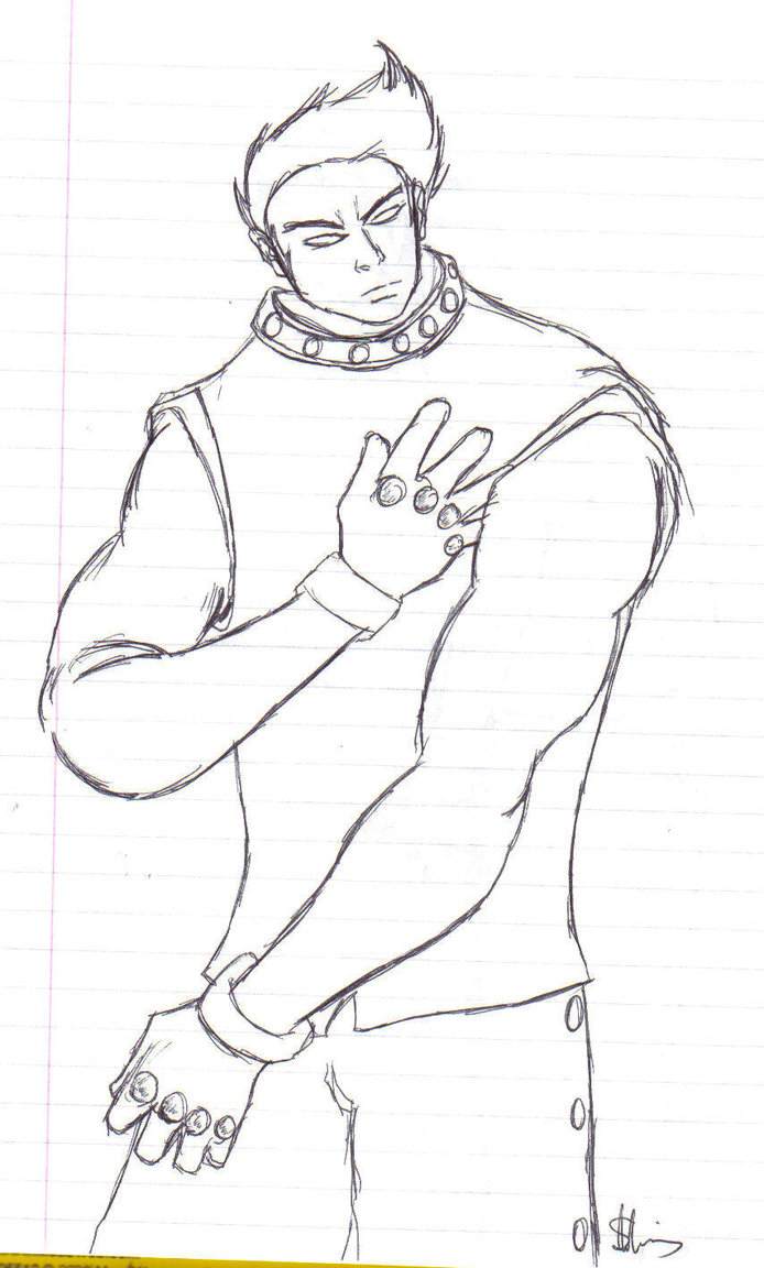 694x1152 Cool Dude Sketch By Vampiricedge - Cool Dude Sketch