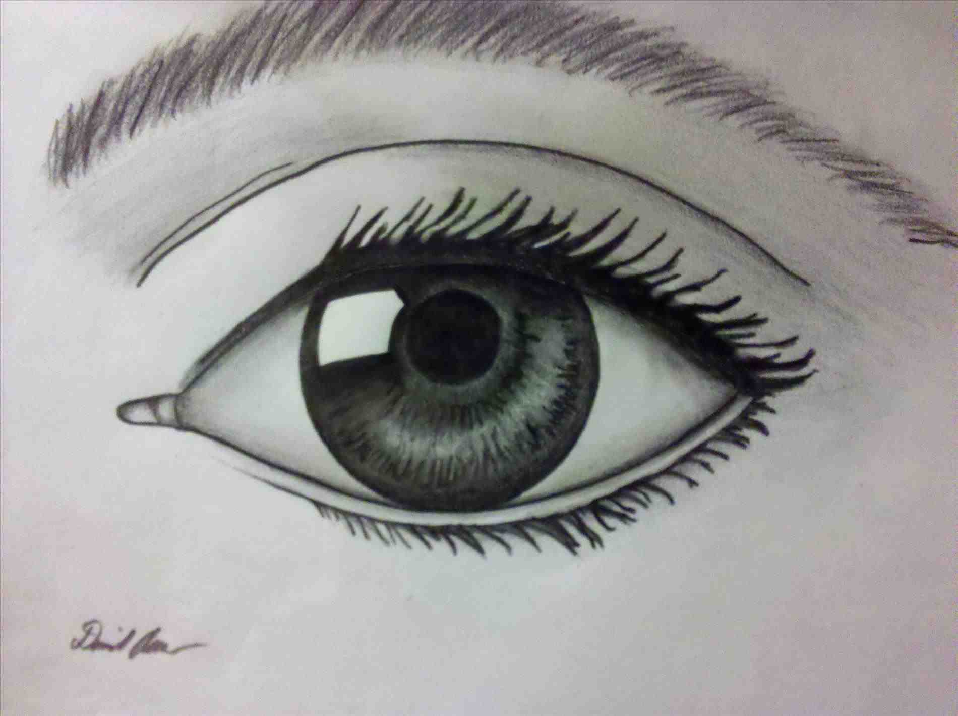 1900x1419 Cool Pictures Of Eyes To Draw Daily Health - Cool Eye Sketch
