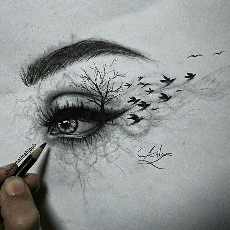 Cool Eye Sketch at PaintingValley.com | Explore collection of Cool Eye ...