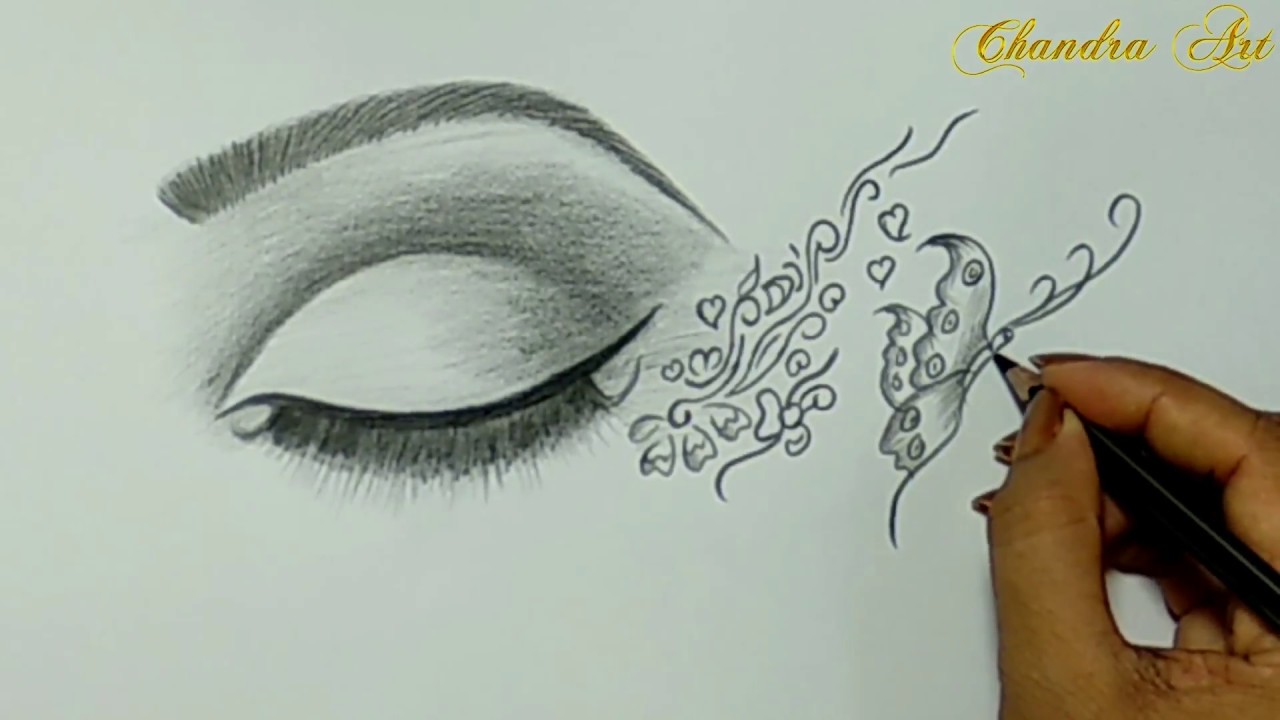 1280x720 Cool Easy Drawing - Cool Eye Sketch