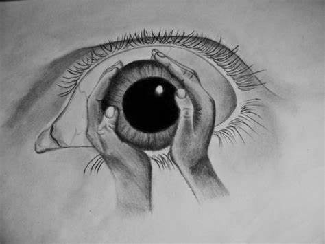 474x355 Cool Drawings Of Eyes Crying. Crying Sea Creatures Eye Drawing - Cool Eye Sketch