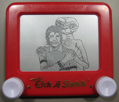 500x430 37 Super Cool Etch A Sketch Drawings - Cool Sketch Drawings