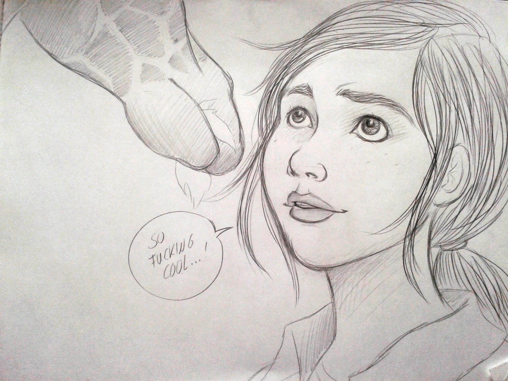 1024x768 So Effing Cool...! Sketch By Lari Fari - Cool Sketch Drawings