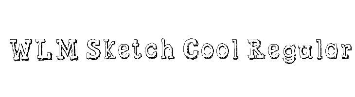 730x200 Wlm Sketch Cool Regular Font - Cool Sketch Fonts