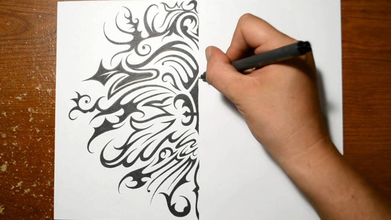1280x720 Designing A Symmetrical Tribal Pattern - Cool Sketch Patterns