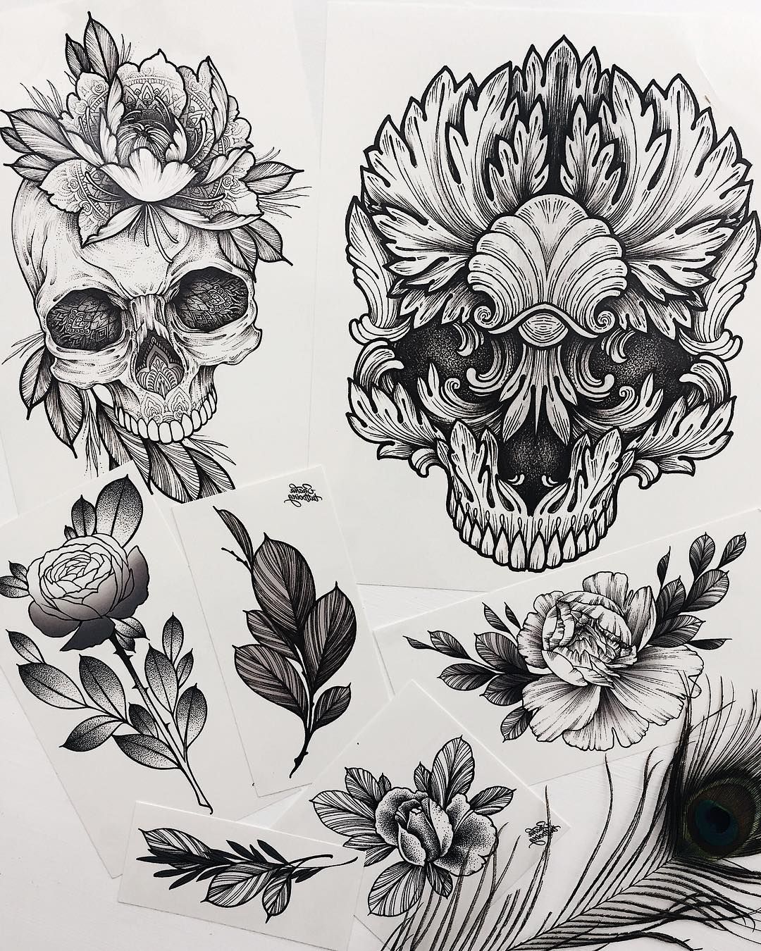 1080x1350 Cool Skull Sketches For My Arm Tattoo Art Amp Drawings - Cool Skull Sketches