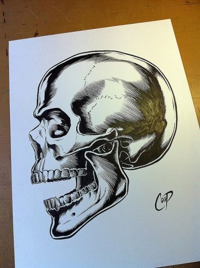 396x530 Awesome Skull Designs, Part 2 Skull Extraordinaire - Cool Skull Sketches