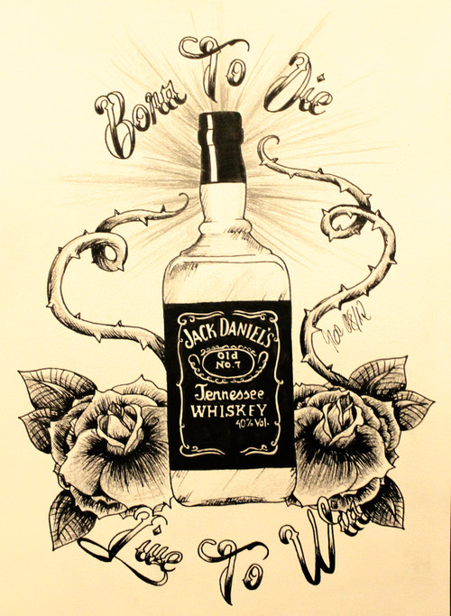 500x683 How To Draw Bottle Fairy Cool Tattoo Sketches Tumblr Zzrm2gdu - Cool Tattoo Sketches