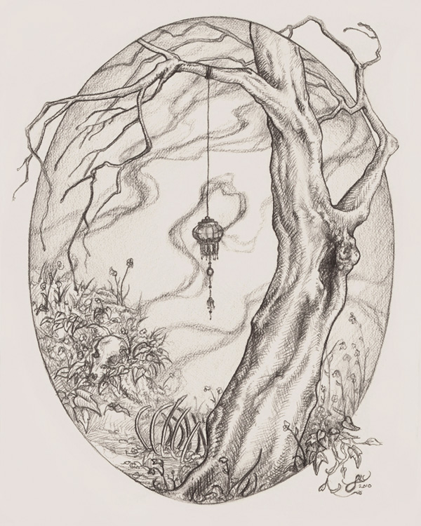 600x750 Dead Tree By Navate - Cool Tree Sketches