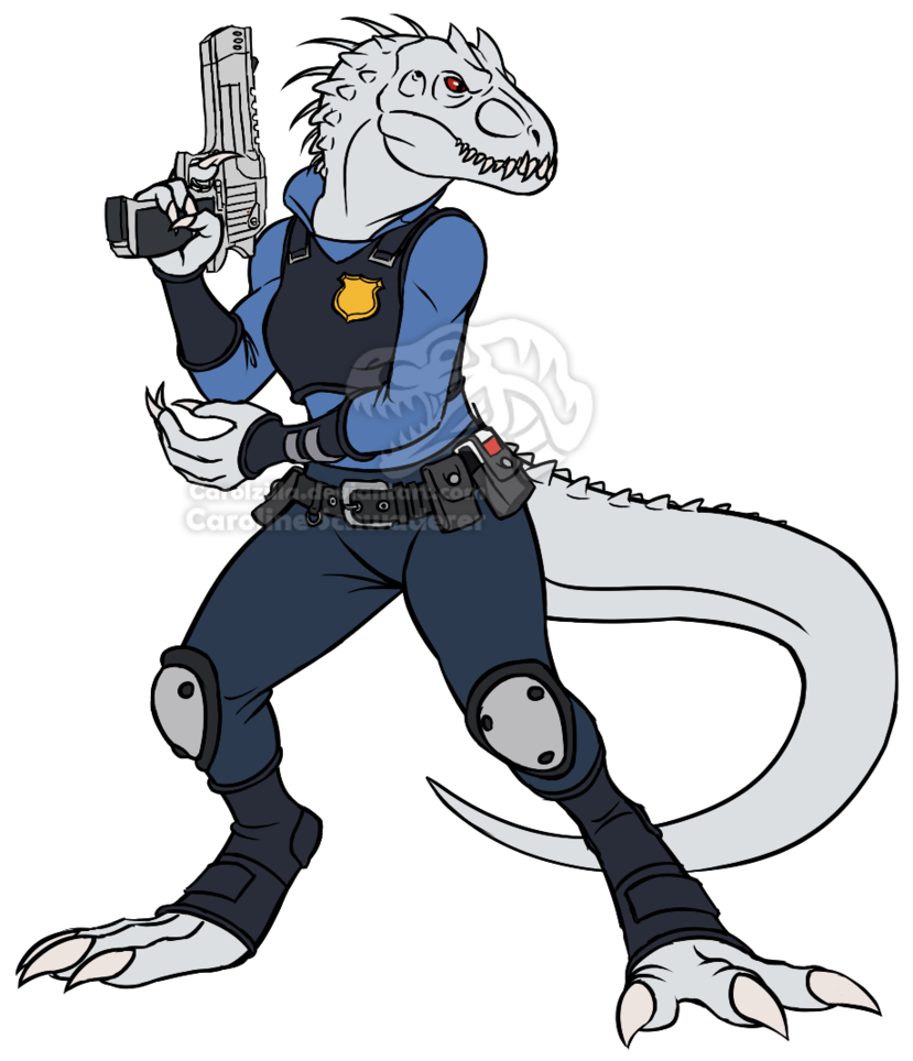 829x964 Indominus Cop - Cop Sketch