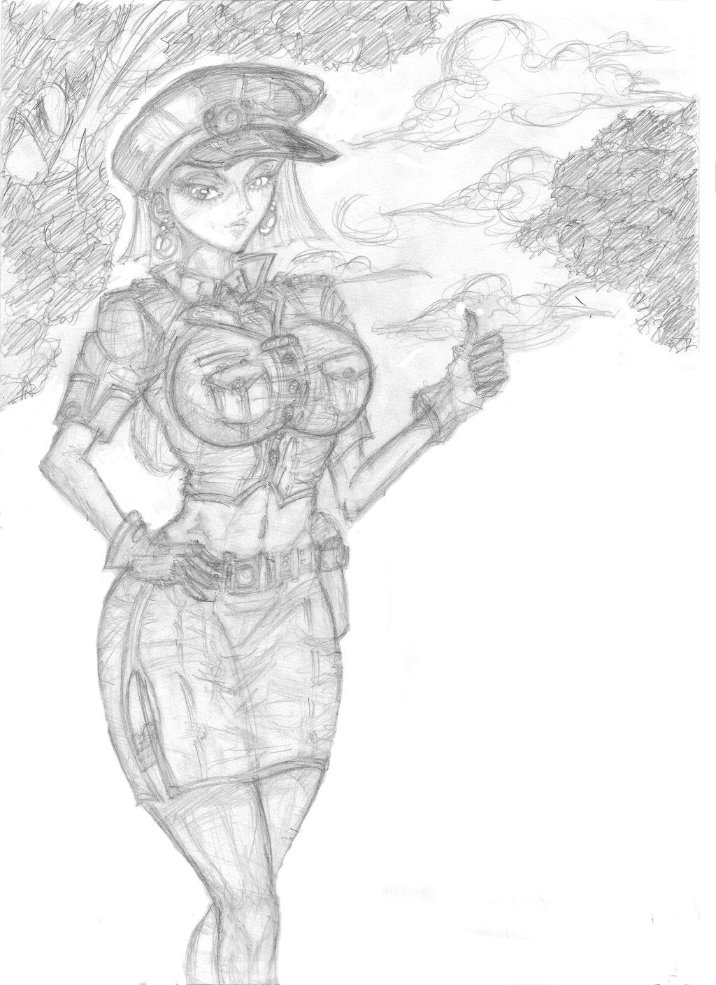 1024x1408 Lost Cop Sketch By On @ My Art - Cop Sketch