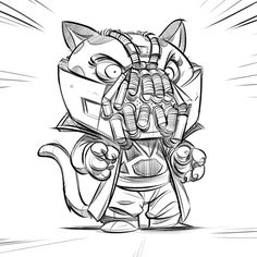 236x236 Sketch Pig Cop Gangster By On - Cop Sketch