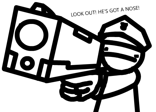 500x360 Asdf Movie - Cop Sketch