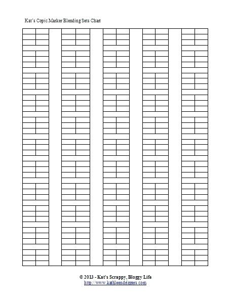 Printable Blank Color Chart