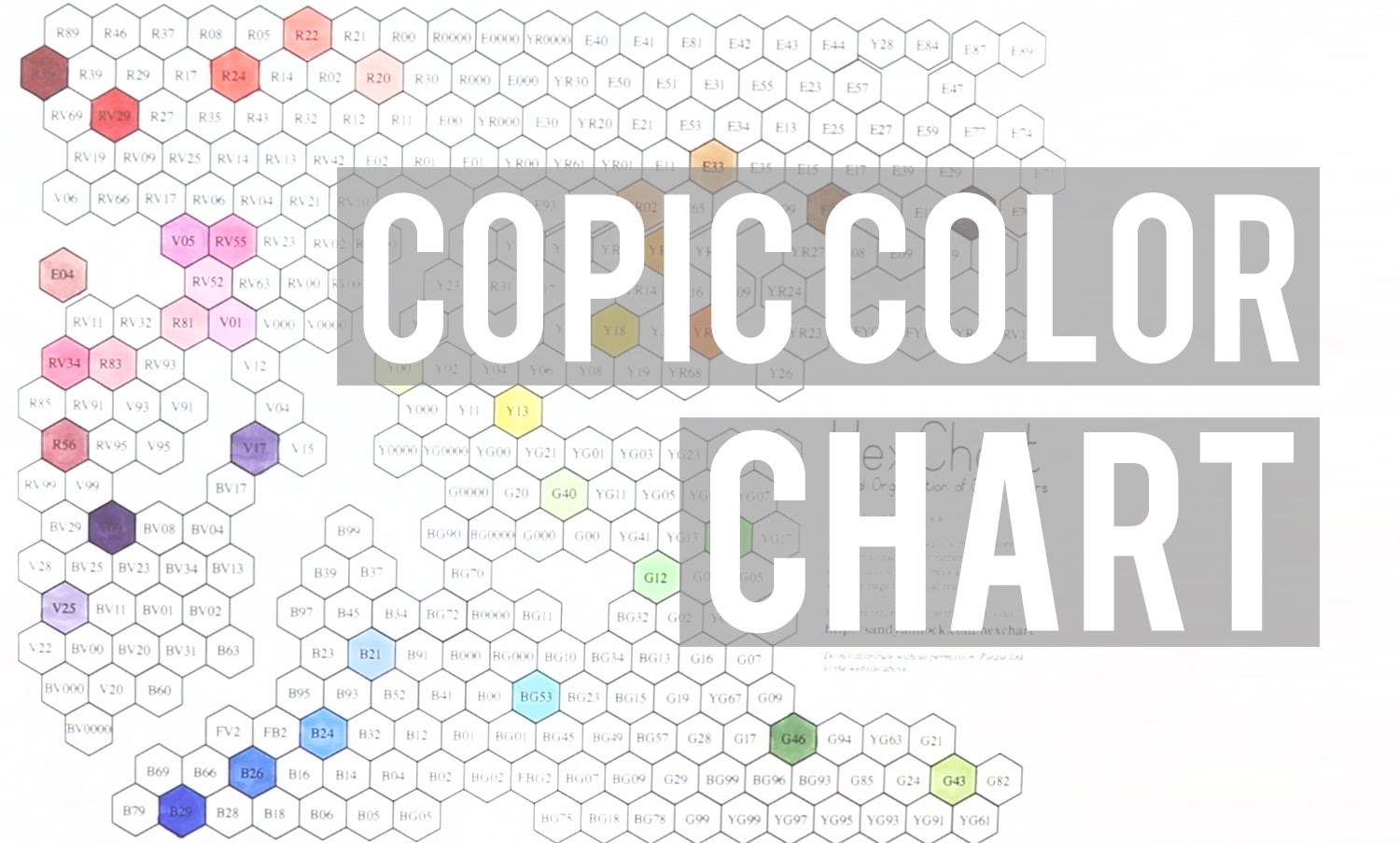 Printable Hex Color Chart