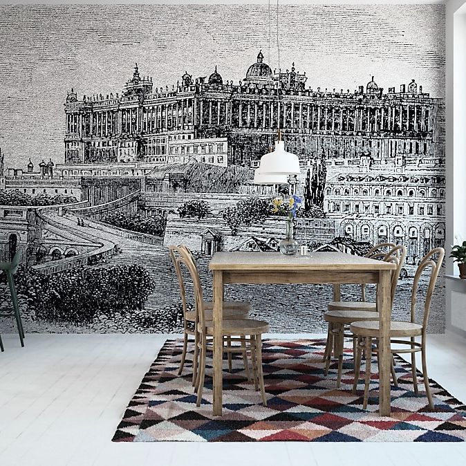 674x674 Original Design Wallpaper Nonwoven Fabric Copper Sketch - Copper Sketch