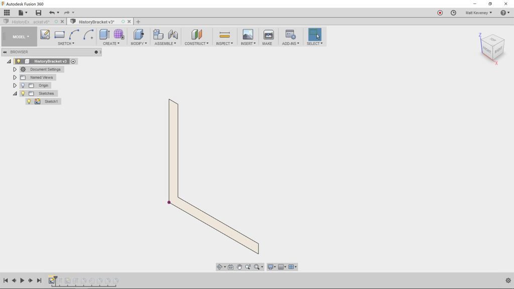 1024x576 History Editing In Fusion 360 Ace Monster Toys Makerspace - Copy Sketch Fusion 360