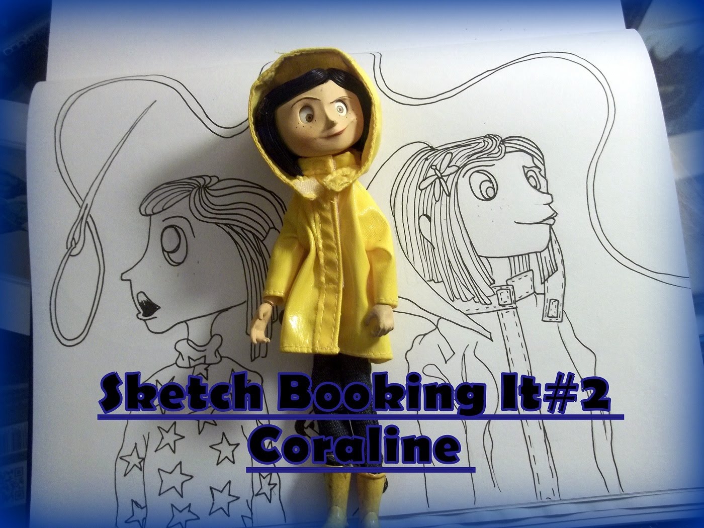 1400x1050 Sketch Booking It - Coraline Sketch