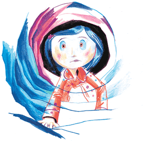 300x292 A Weird, Whimsical And Somewhat Eerie The Seattle - Coraline Sketch