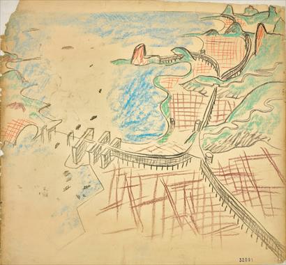 410x381 Fondation Le Corbusier - Corbusier Sketches