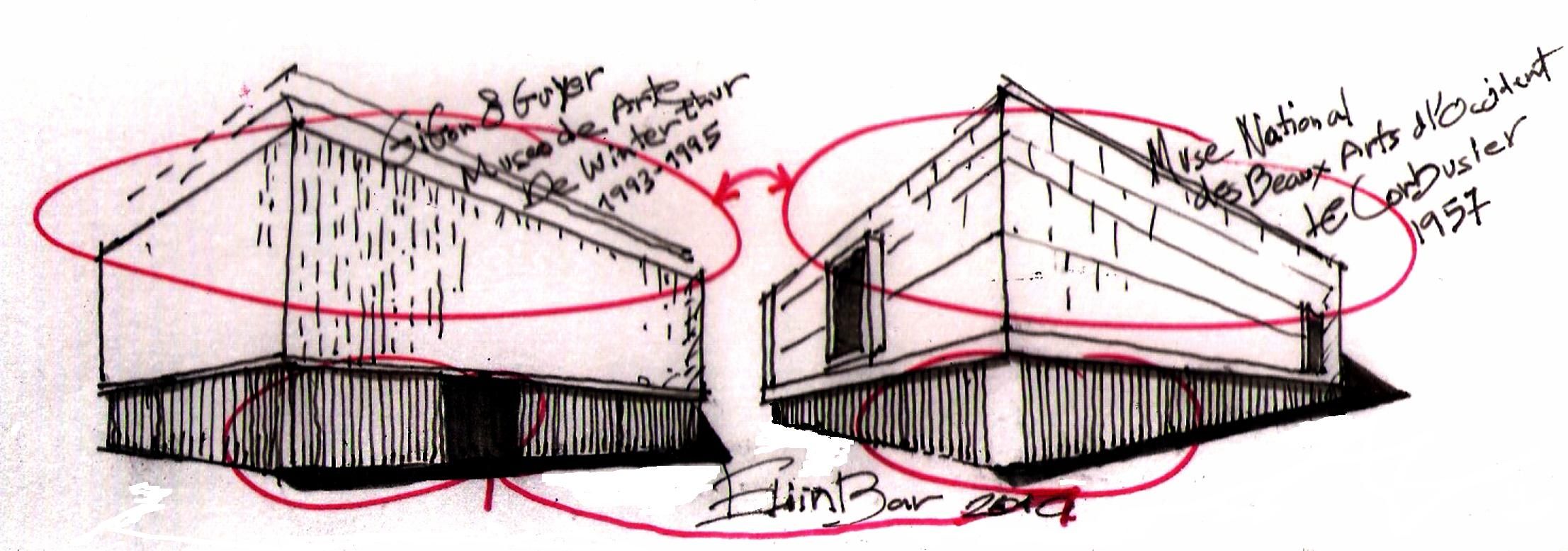 2213x777 Le Corbusier - Corbusier Sketches