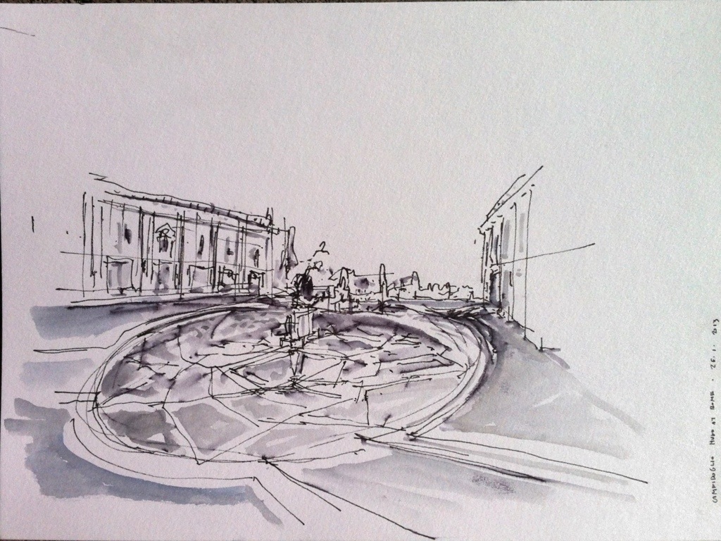 1024x768 Le Corbusier A Fresh Drawing Everyday - Corbusier Sketches