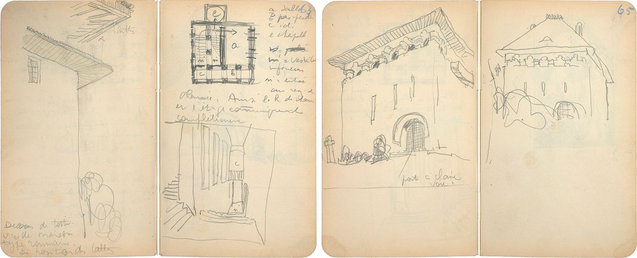 1280x519 Le Corbusier And The Romanian Cula Journal Of The Society Of - Corbusier Sketches