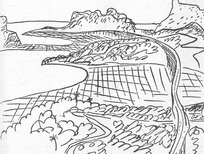 697x526 Sketches By Le Corbusier - Corbusier Sketches