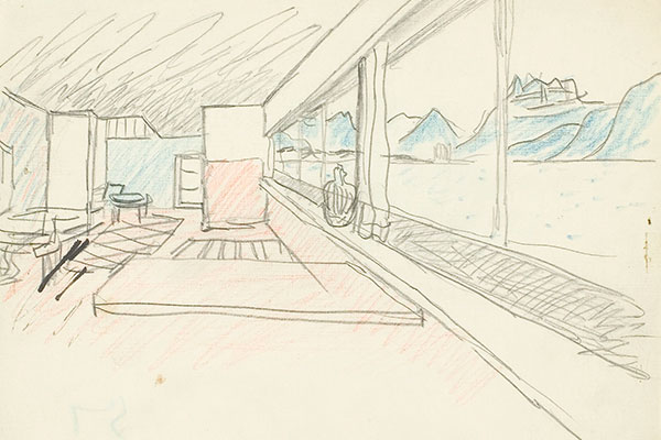 600x400 At Home With Le Corbusier - Corbusier Sketches