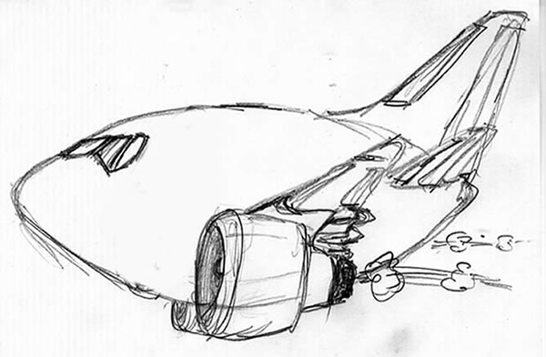 600x393 Digital Artwork Lyle Chamney - Corel Draw Sketch