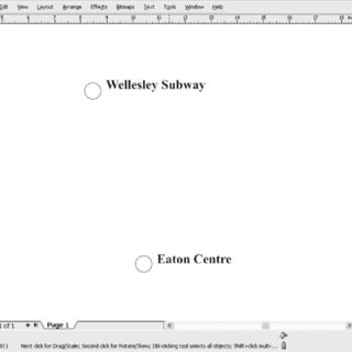 320x320 Sketch Map Interface On Tablet Pc, Showing Simplified Coreldraw - Corel Draw Sketch