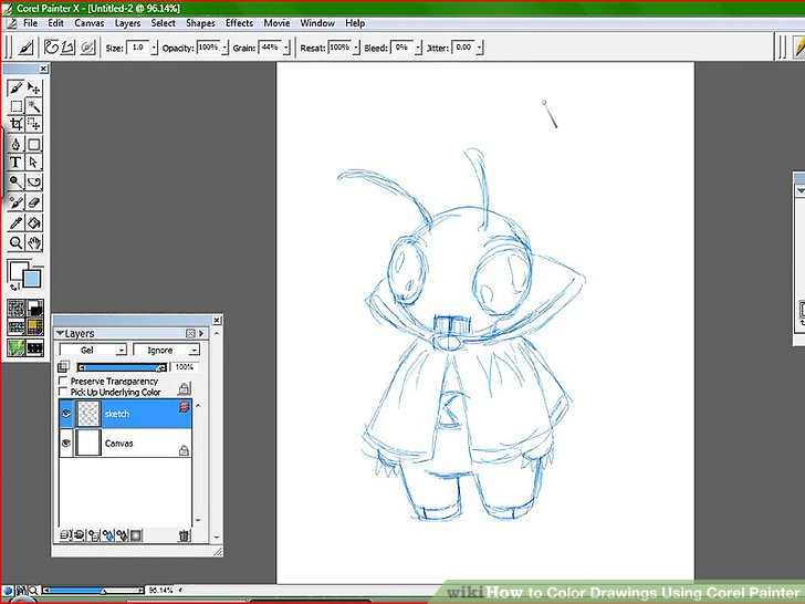 728x546 How To Color Drawings Using Corel Painter 11 Steps - Corel Sketch