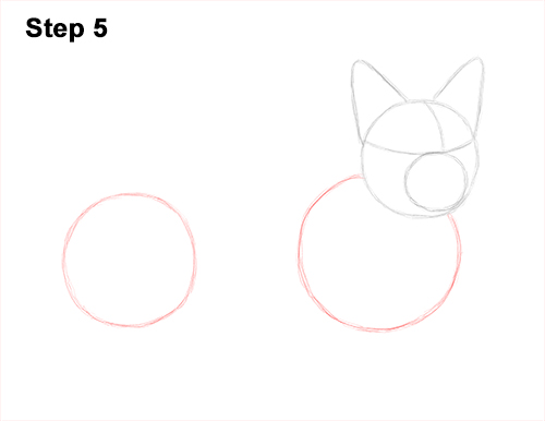 500x386 How To Draw A Welsh Corgi Dog - Corgi Sketch