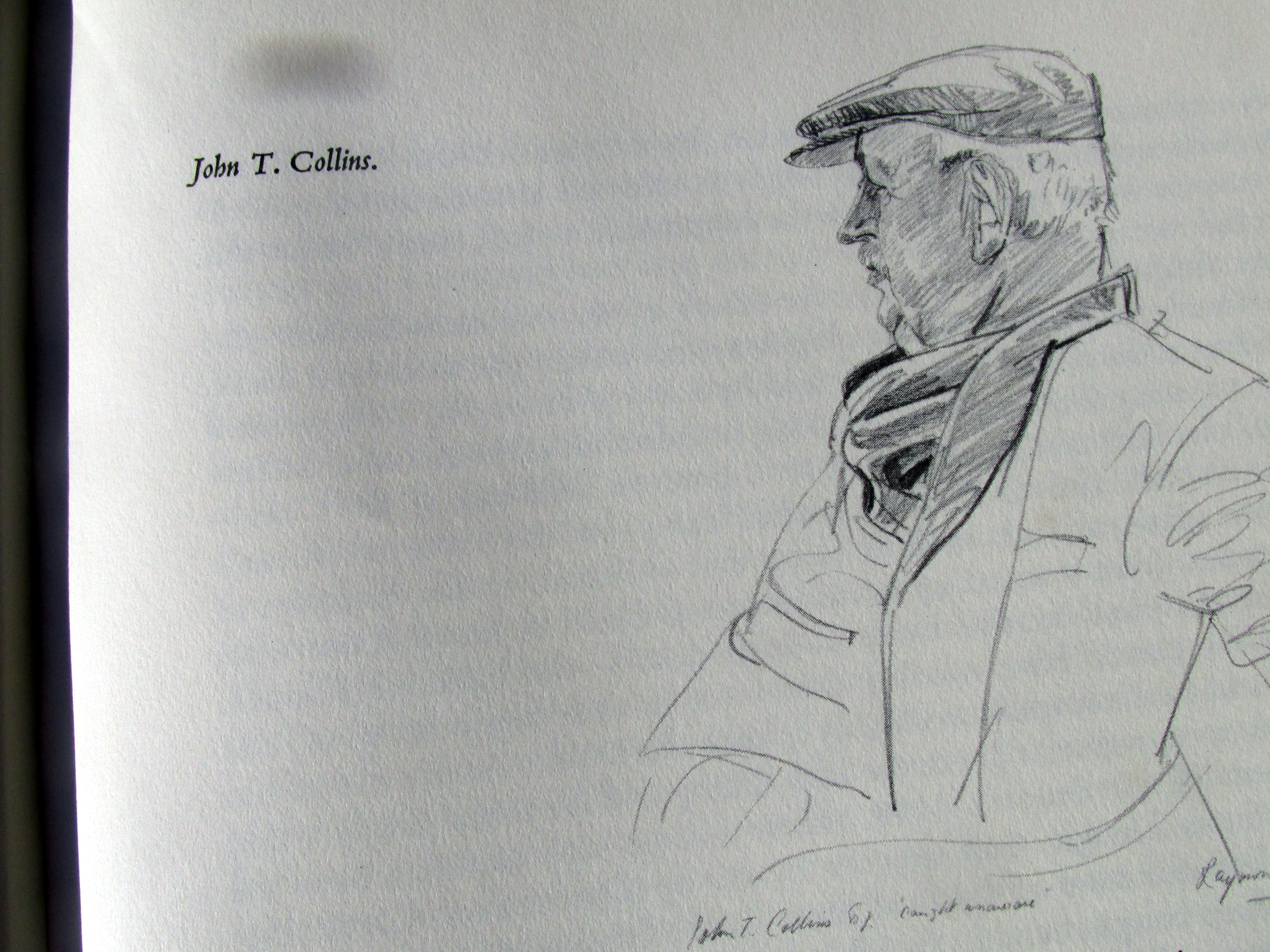 4608x3456 Sketch Of Cork Historian John T Collins, 1964 By Raymond Piper - Cork Sketch