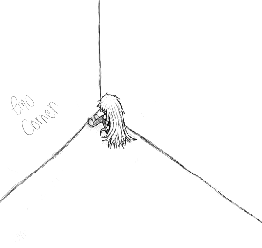 900x851 Emo Corner (Sketch) By Ichigokurosakiluver - Corner Sketch