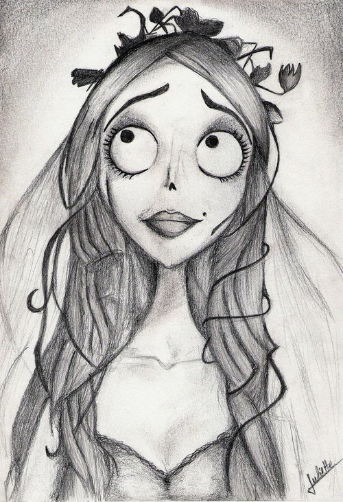 Corpse Bride Sketch at PaintingValley.com | Explore collection of ...