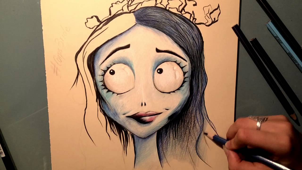1280x720 Drawing The Corpse Bride - Corpse Bride Sketch