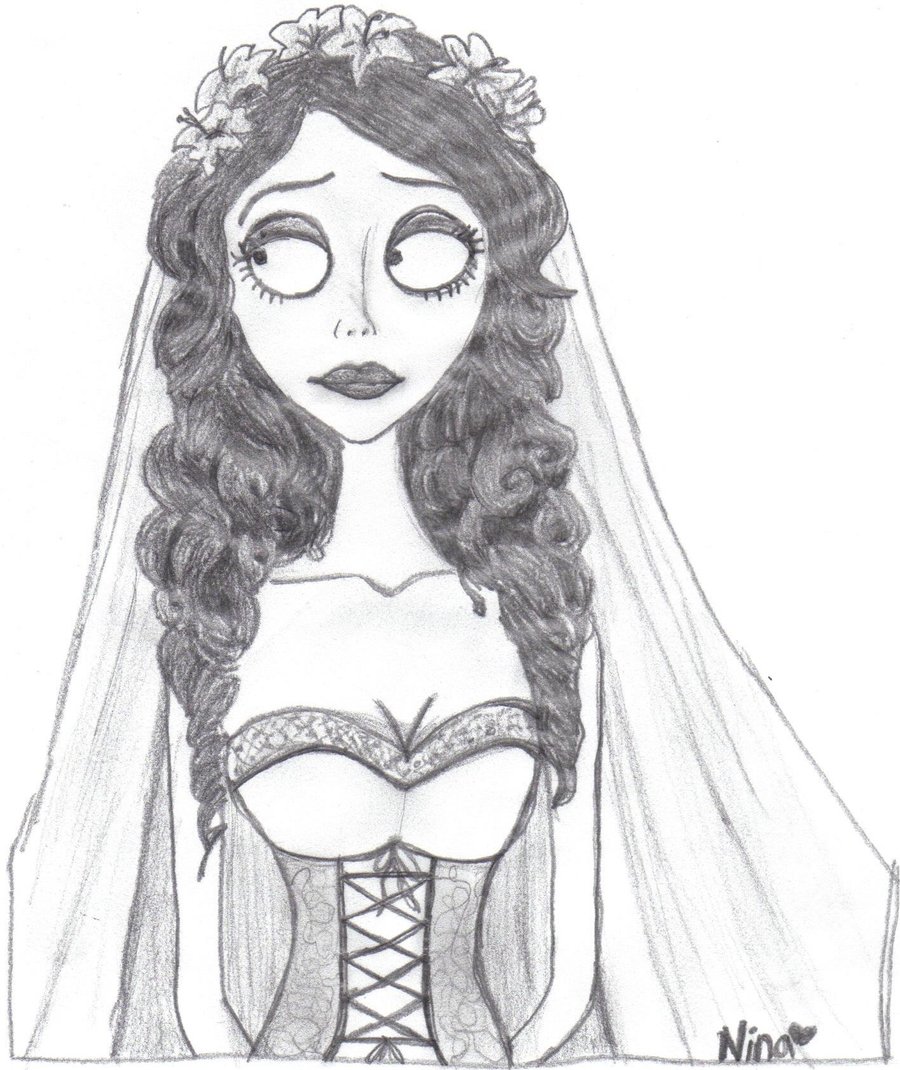 Corpse Bride Sketch at PaintingValley.com | Explore collection of ...